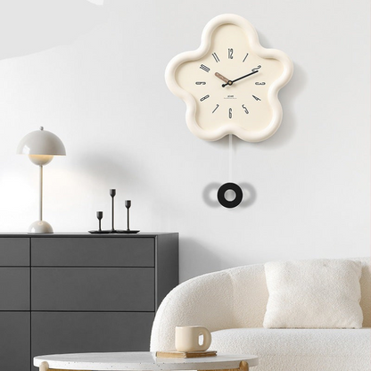 Timflow - Unique Wall Wonders Clock – Modern Decorative Design with Pendulum