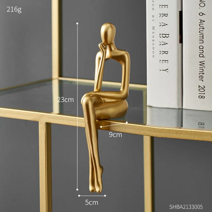 Figurix - Abstract Sitting Figurines – Elegant Table Decoration for Modern Home Decor