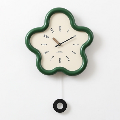 Timflow - Unique Wall Wonders Clock – Modern Decorative Design with Pendulum