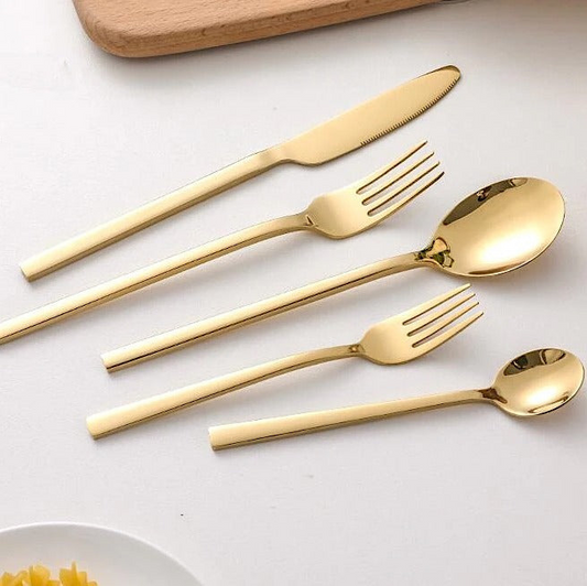 Finleva - Elegant Cutlery Set – Stainless Steel Cutlery for Dining and Tableware