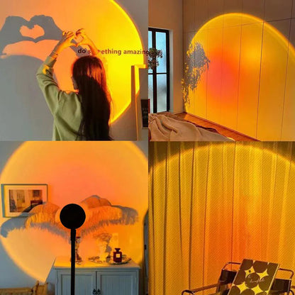 GlowMorph | Sunset Projection Lamp