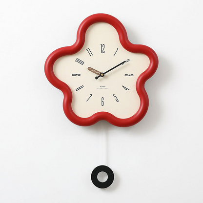 Timflow - Unique Wall Wonders Clock – Modern Decorative Design with Pendulum