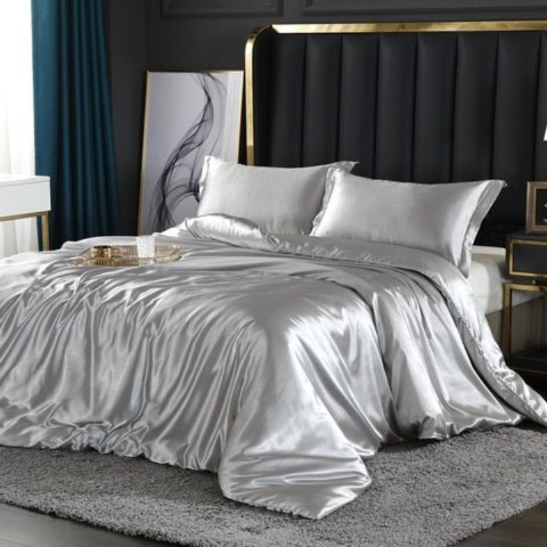 Satinel - Luxury Satin Beddings – Soft and Silky Duvet Cover Set for Elegant Comfort