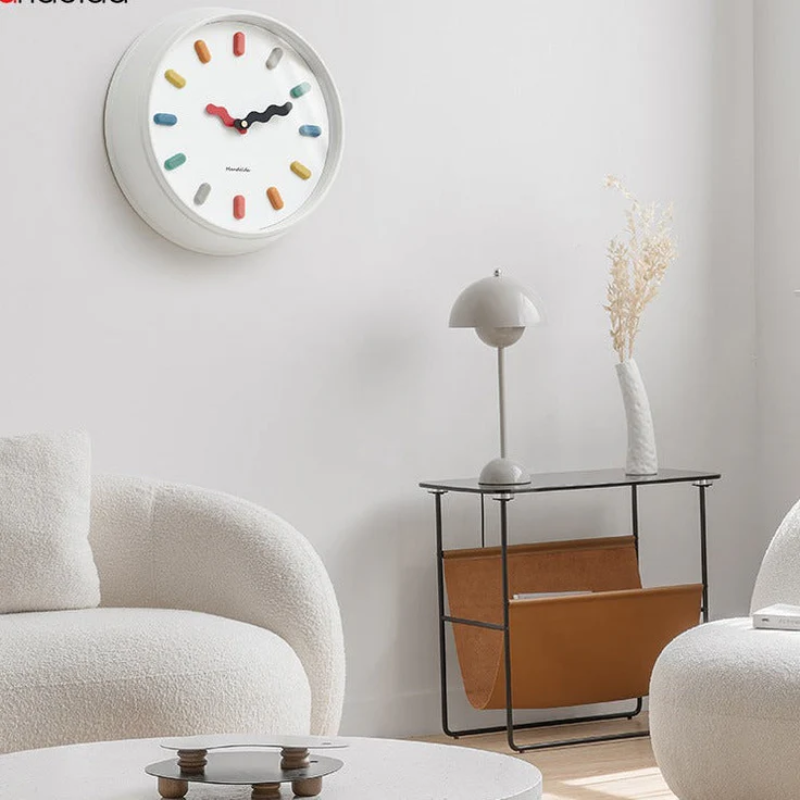 Funtick - Playful Wall Wonders Clock – Unique Round Design for Home Decor