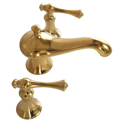 Goldura - Luxury Bathroom Cranes 3-Piece Faucet Set – Dual Handle Water Mixer