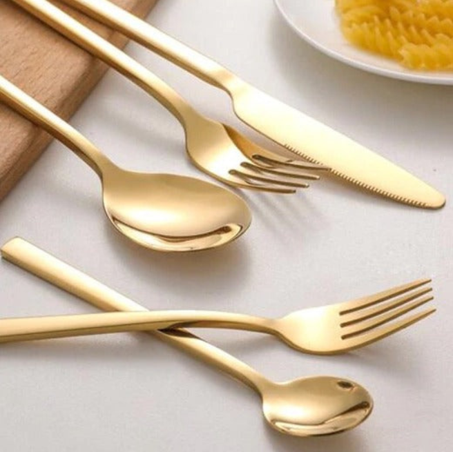 Finleva - Elegant Cutlery Set – Stainless Steel Cutlery for Dining and Tableware