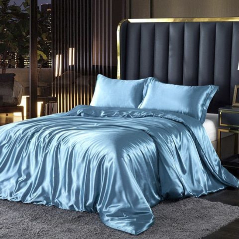 Satinel - Luxury Satin Beddings – Soft and Silky Duvet Cover Set for Elegant Comfort