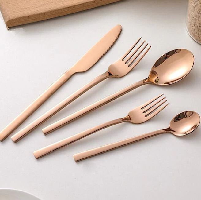 Finleva - Elegant Cutlery Set – Stainless Steel Cutlery for Dining and Tableware